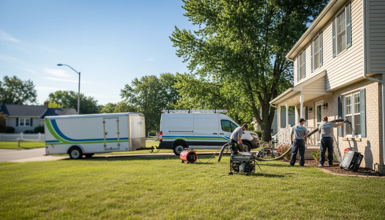 Flooded Basement Restoration And Cleanup With Repair in Monument, KS near me